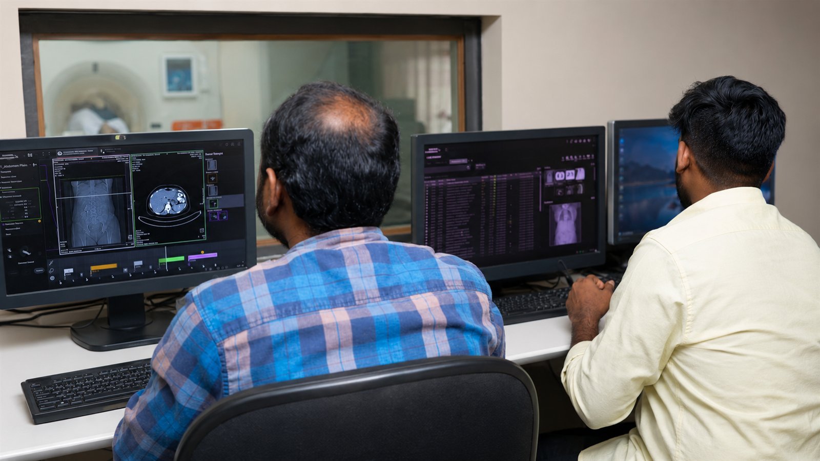 KGS MRI scan review workstation